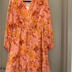LC Lauren Conrad Ruffle Mini Dress